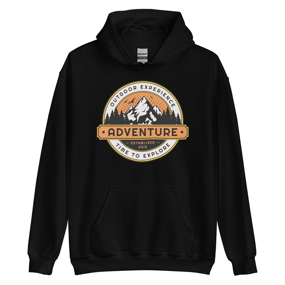 Adventure - Outdoor Mountain Unisex Heavy Blend Hoodie