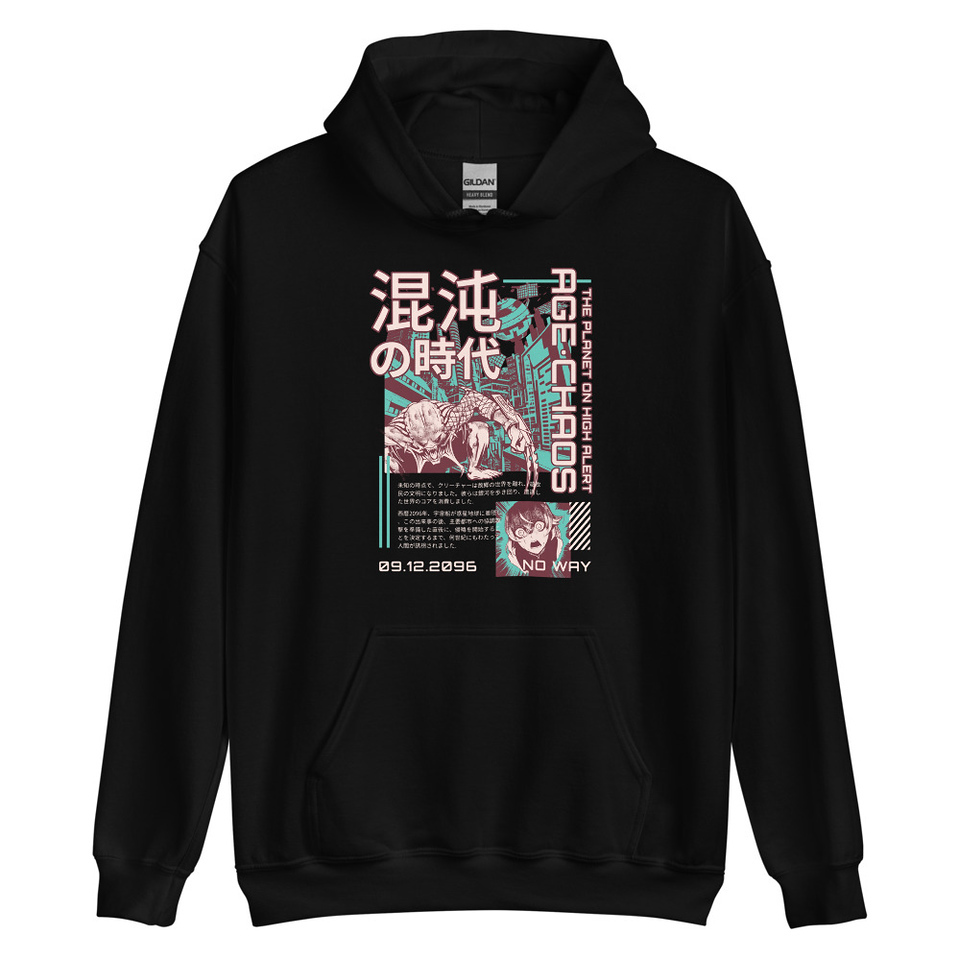 Age of Chaos - Japanese Anime Unisex Heavy Blend Hoodie