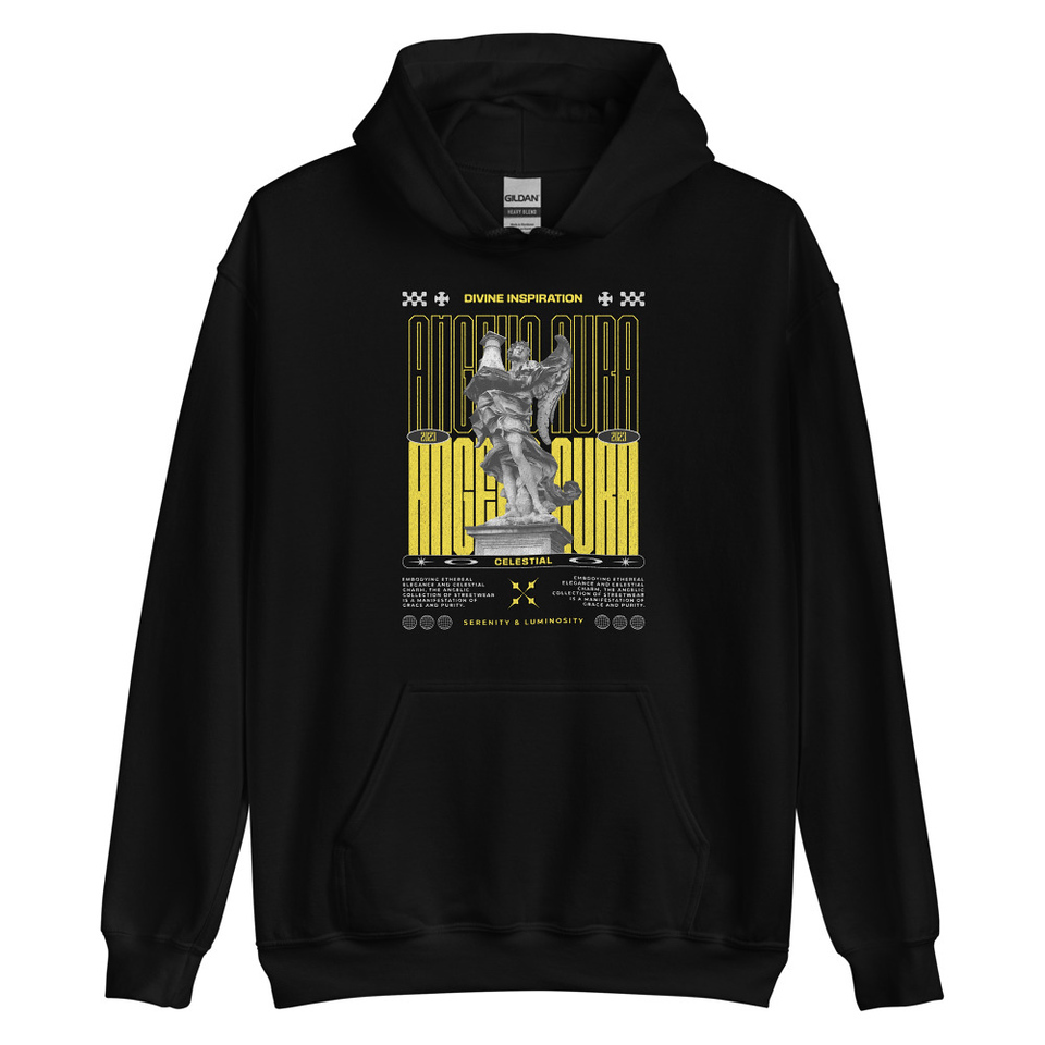 Angelic Aura Streetwear Unisex Heavy Blend Hoodie