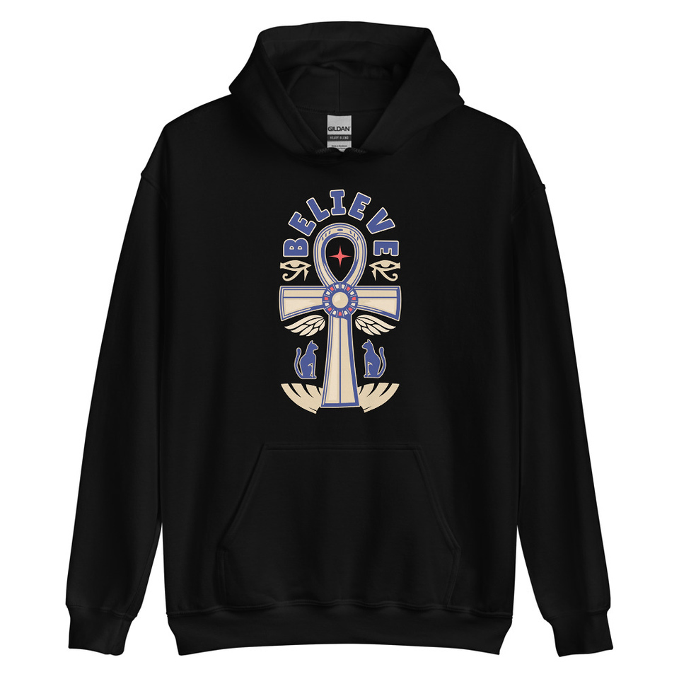 Believe  - Faith Symbol Unisex Heavy Blend Hoodie