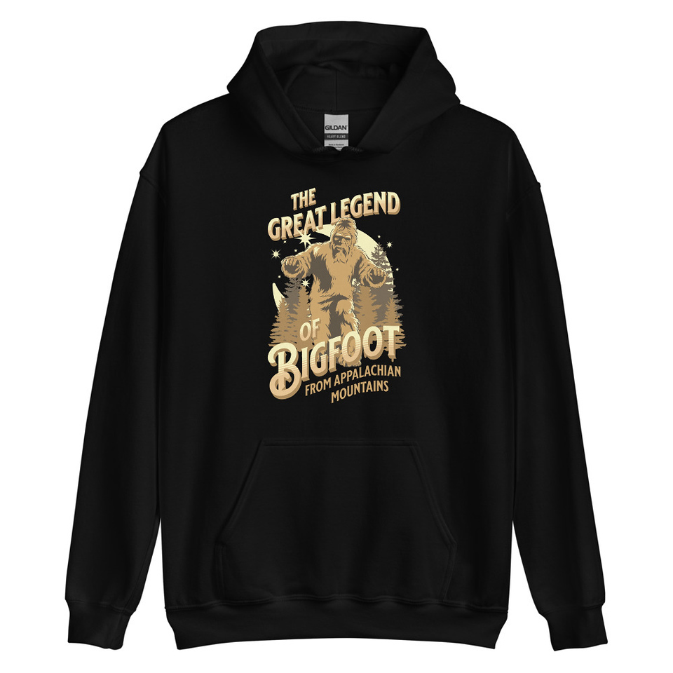 Bigfoot Legend  - Appalachian Forest Unisex Heavy Blend Hoodie
