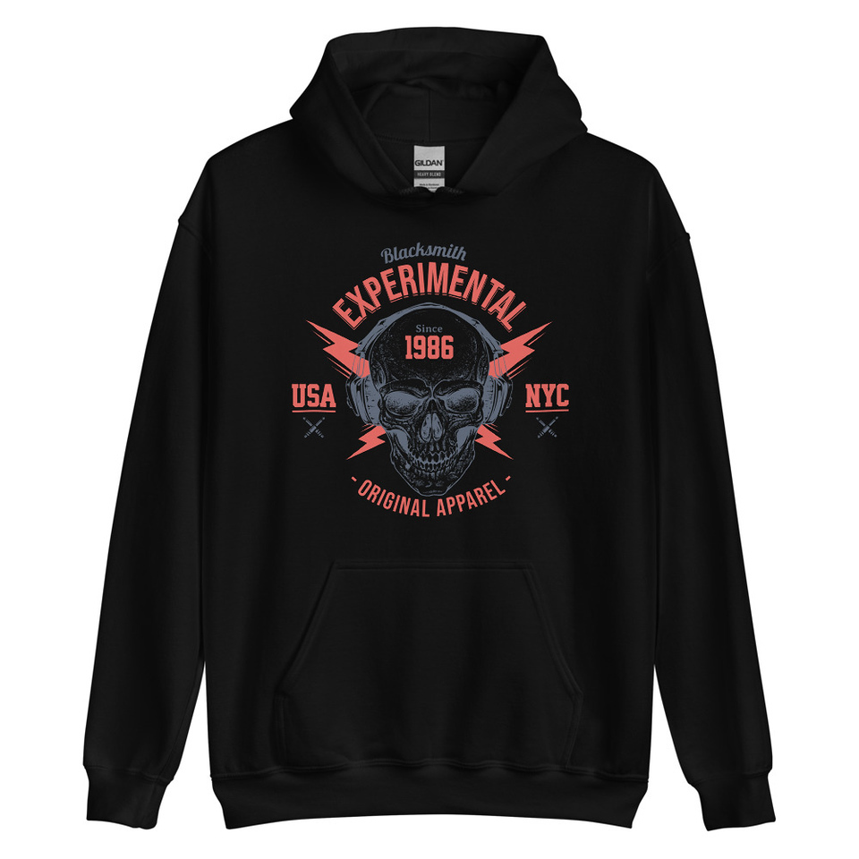 Blacksmith Experimental - Rock Skull Unisex Heavy Blend Hoodie