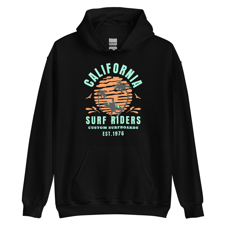 California Surf Riders - Beach Unisex Heavy Blend Hoodie