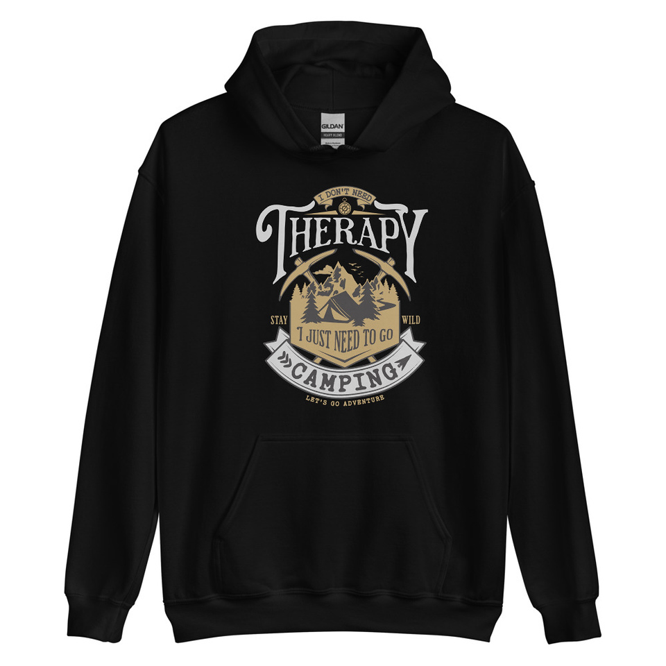 Camping Emblem Unisex Heavy Blend Hoodie