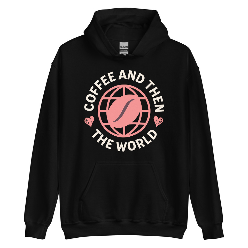 Coffee and Then The World - Earth Unisex Heavy Blend Hoodie