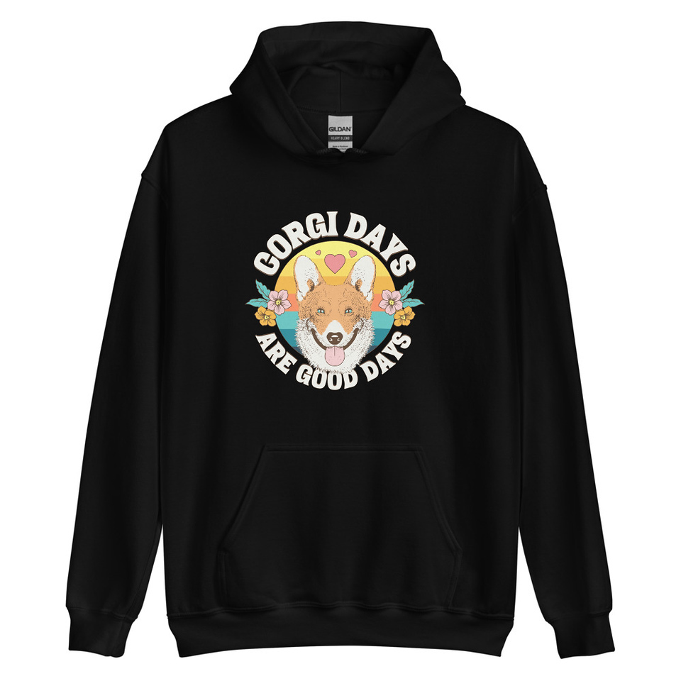 Corgi Days - Funny Animal Unisex Heavy Blend Hoodie