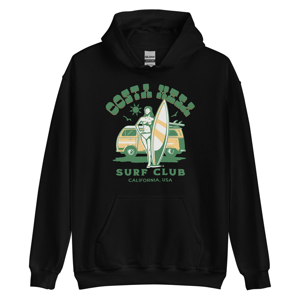Costa Mesa Surf Club - Campervan Unisex Heavy Blend Hoodie