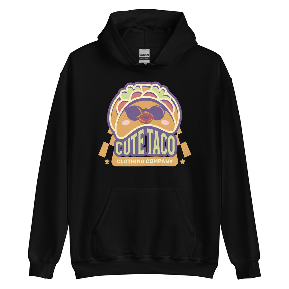 Cute Taco - Colorful Mexican Tortilla Unisex Heavy Blend Hoodie