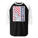 4th of July Unisex 3/4 Sleeve Raglan Shirt