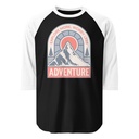 Adventure - Mountain Climbing Unisex 3/4 Sleeve Raglan Shirt