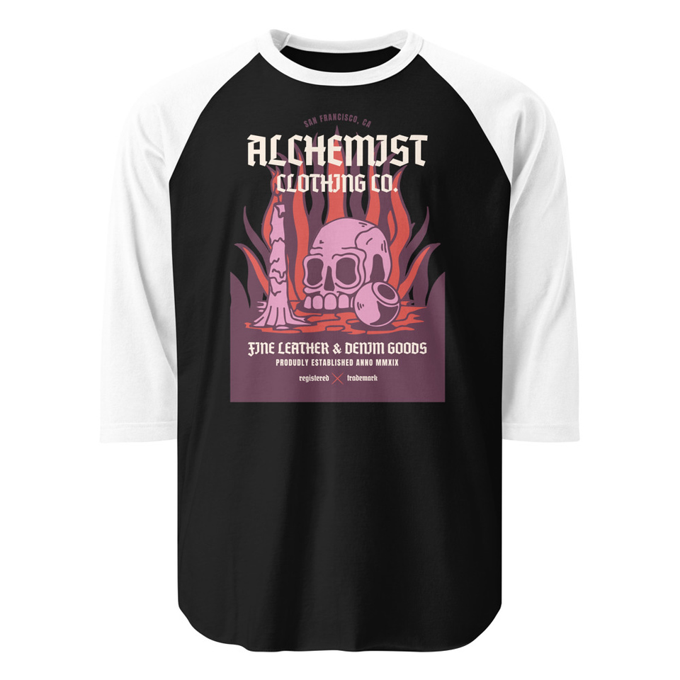 Alchemist Clothing Co. - Halloween Unisex 3/4 Sleeve Raglan Shirt