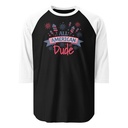 All American Unisex 3/4 Sleeve Raglan Shirt