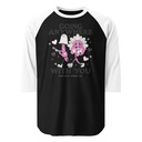 Anywhere With You - Typographic Cartoon Streetwear Unisex 3/4 Sleeve Raglan Shirt
