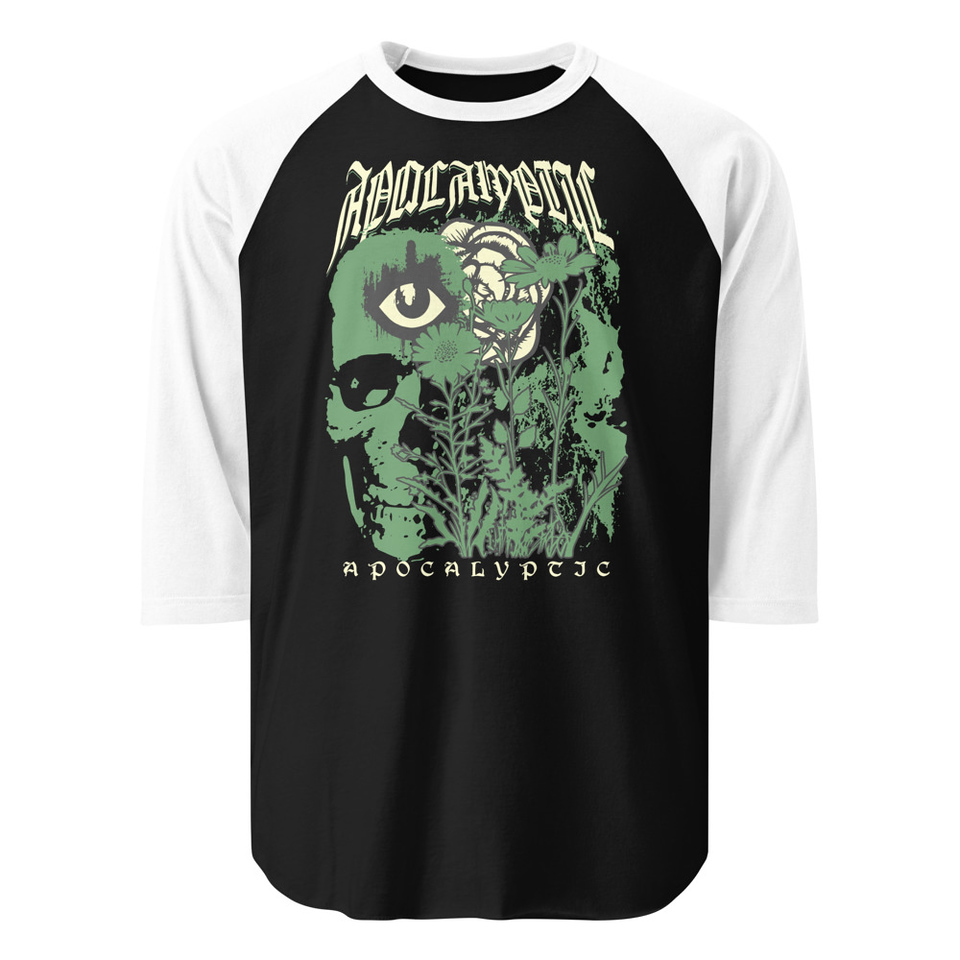 Apocalypse Unisex 3/4 Sleeve Raglan Shirt