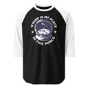 Astronaut Unisex 3/4 Sleeve Raglan Shirt