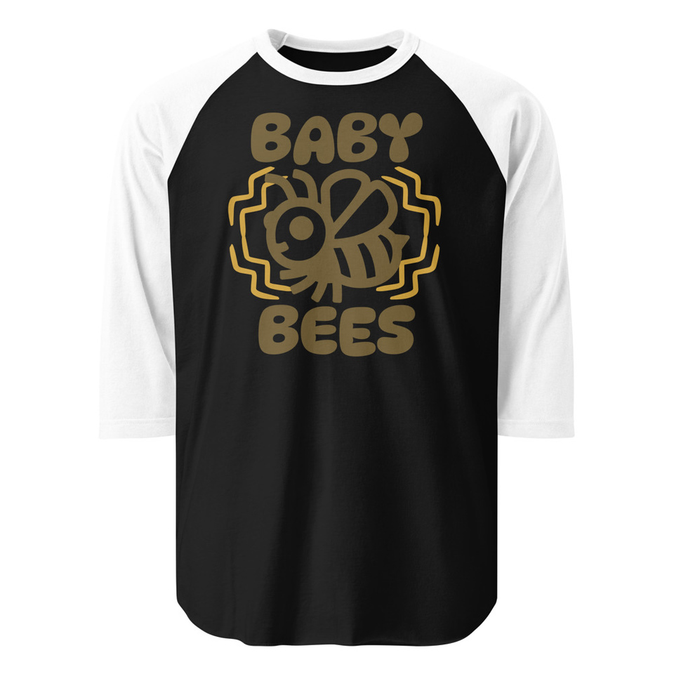 Baby Bees - Cute Insect Unisex 3/4 Sleeve Raglan Shirt