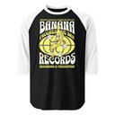 Banana Records - Comic Character Unisex 3/4 Sleeve Raglan Shirt