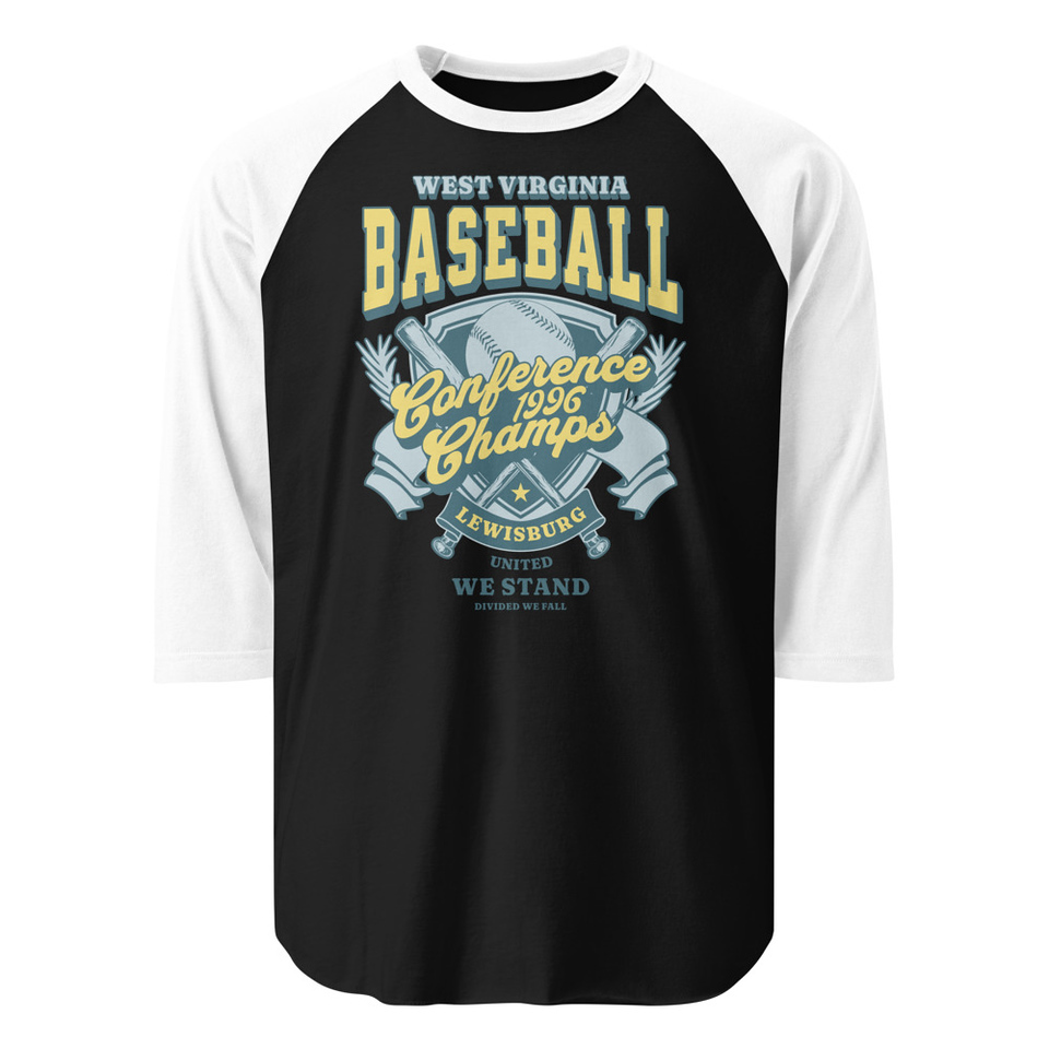 Baseball Conference Championships - Athlectic Badge Unisex 3/4 Sleeve Raglan Shirt