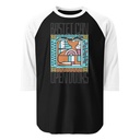 Bastet can Open Doors Unisex 3/4 Sleeve Raglan Shirt