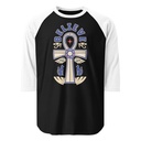 Believe  - Faith Symbol Unisex 3/4 Sleeve Raglan Shirt