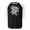 Best Fishing Dad - Typography Unisex 3/4 Sleeve Raglan Shirt
