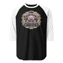 biker forever Unisex 3/4 Sleeve Raglan Shirt