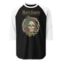 Black Raven Tattoo - Skull & Thorns Unisex 3/4 Sleeve Raglan Shirt