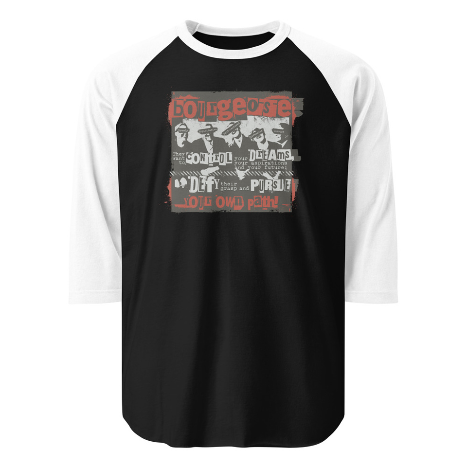 Bourgeoisie Unisex 3/4 Sleeve Raglan Shirt