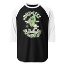 Buy Less- Buy Better Unisex 3/4 Sleeve Raglan Shirt