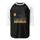 Cacus Plant - Desert Unisex 3/4 Sleeve Raglan Shirt