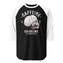 CAFFEINE GASOLINE Unisex 3/4 Sleeve Raglan Shirt