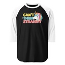Can't Think Straight (2) Unisex 3/4 Sleeve Raglan Shirt