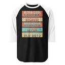 Champ Because Grandpa Is For Old Guys Unisex 3/4 Sleeve Raglan Shirt
