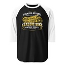 Classic Bike Unisex 3/4 Sleeve Raglan Shirt