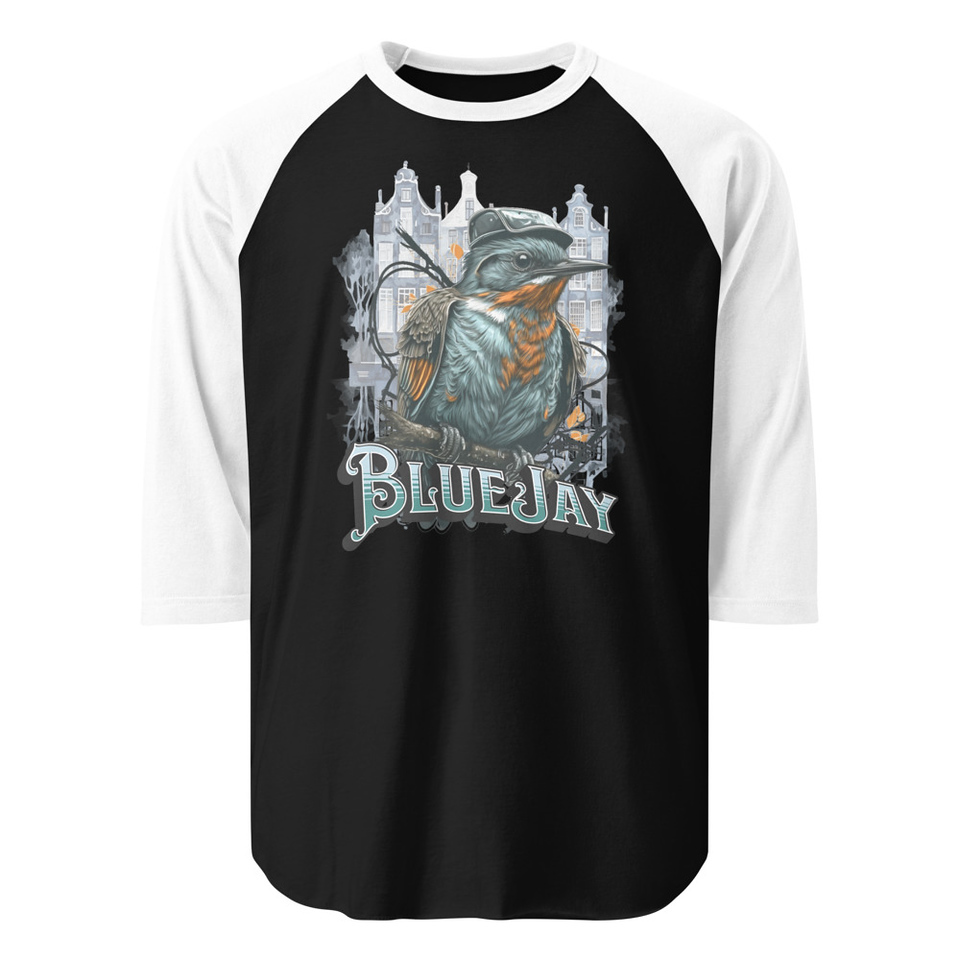 Classic Bird  Unisex 3/4 Sleeve Raglan Shirt