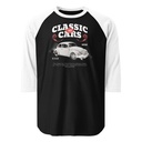 Classic Cars Unisex 3/4 Sleeve Raglan Shirt