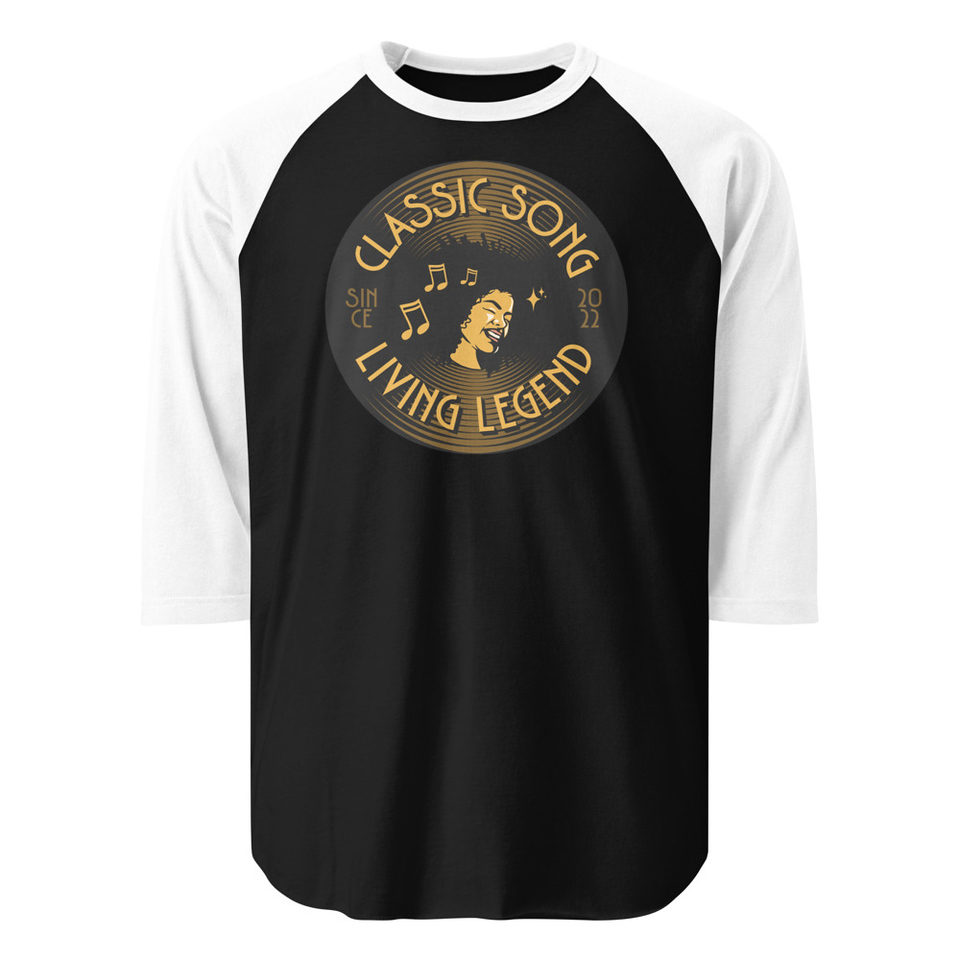 Classic Song - Music Record Unisex 3/4 Sleeve Raglan Shirt