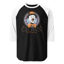 CLOWN LOGO Unisex 3/4 Sleeve Raglan Shirt