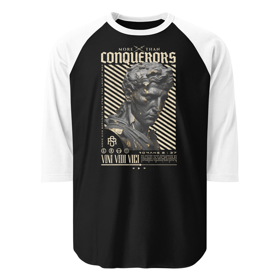Conquerors Unisex 3/4 Sleeve Raglan Shirt