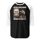 Crimson Unisex 3/4 Sleeve Raglan Shirt