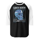 Cyber Death - Skull Unisex 3/4 Sleeve Raglan Shirt