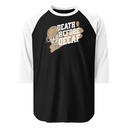 Death Before Decaf Unisex 3/4 Sleeve Raglan Shirt