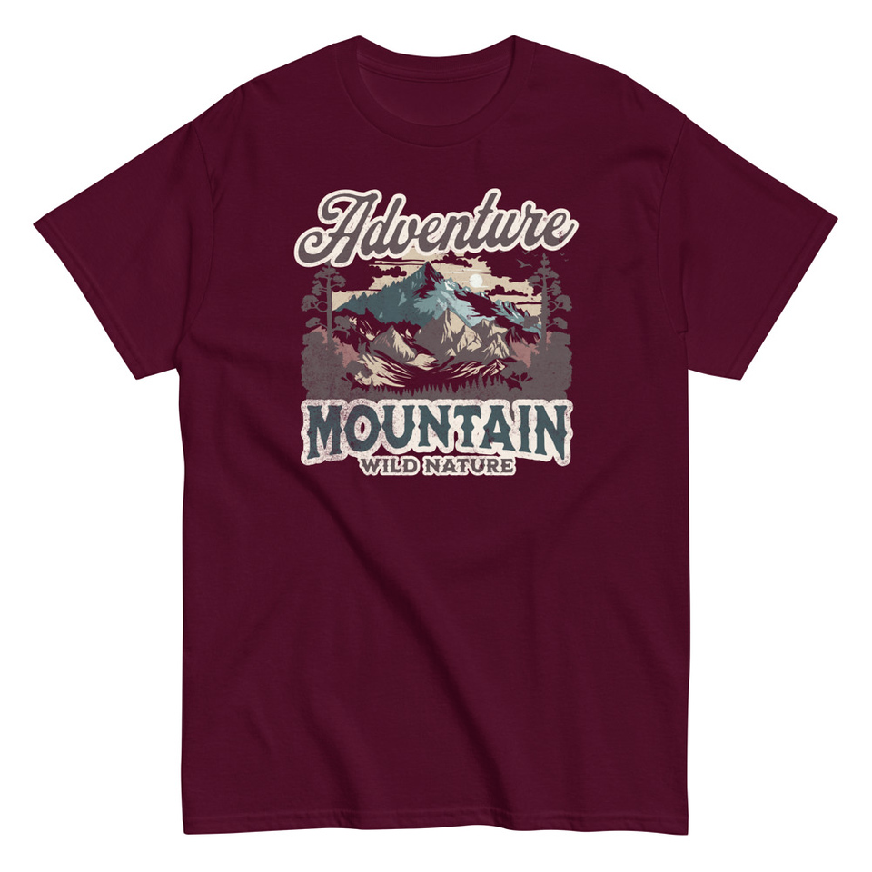Adventure Mountain Wild Nature Unisex Classic Tee