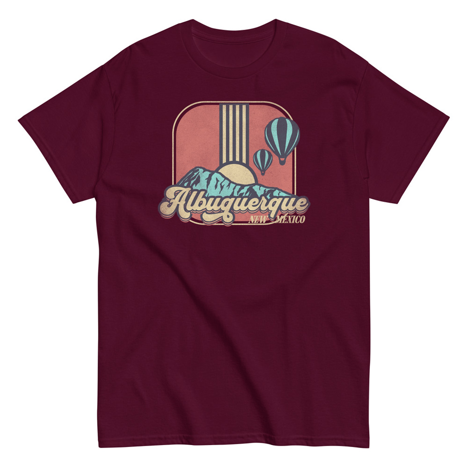 Albuquerque - Retro Hot Air Baloon Unisex Classic Tee