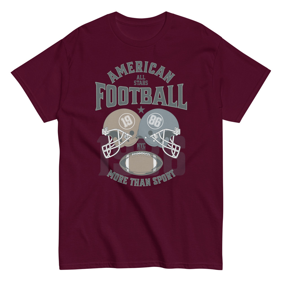 American All Star Football - Sports Helmet Unisex Classic Tee