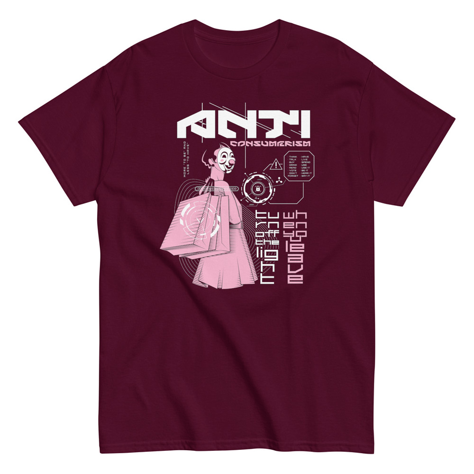 Anti Consumerism - Futuristic Unisex Classic Tee