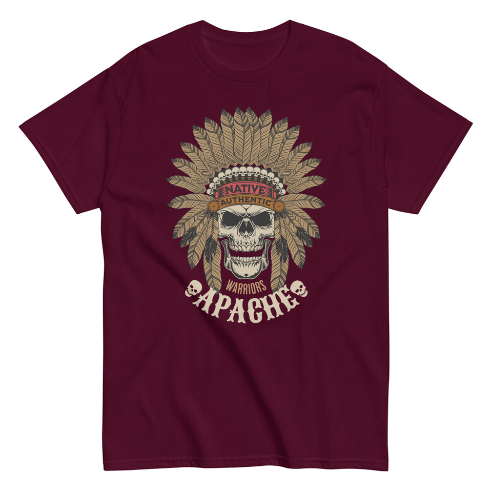 Apache Warriors - Indian Skull Unisex Classic Tee