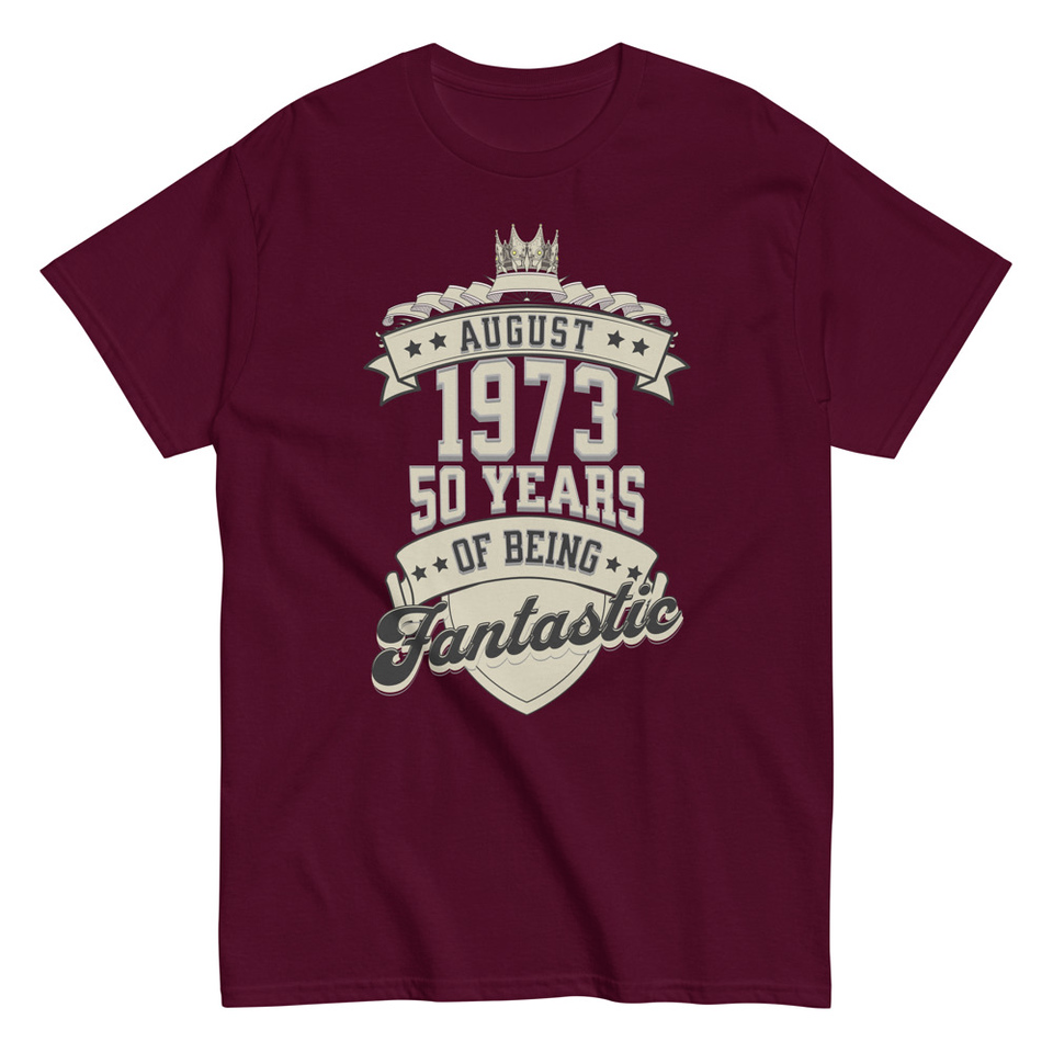 August 1973 - 50 Years Of Being Fantastic Unisex Classic Tee
