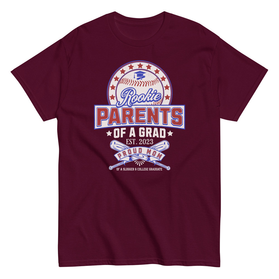 Baseball Mom Of A Graduate Unisex Classic Tee