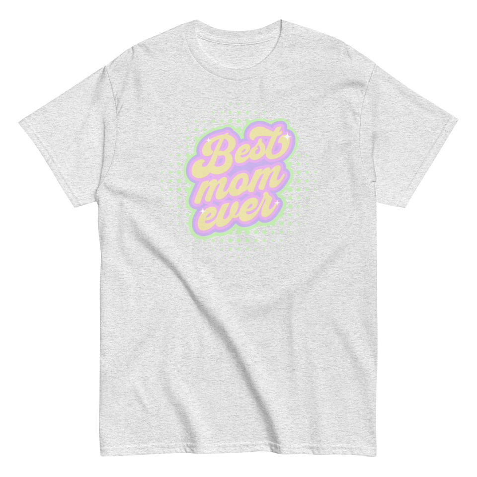 Best Mom Ever - Retro Typography Unisex Classic Tee